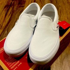 Classic slip on pro (true white)